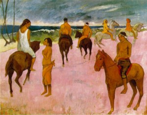 Riders on the Beach  1902